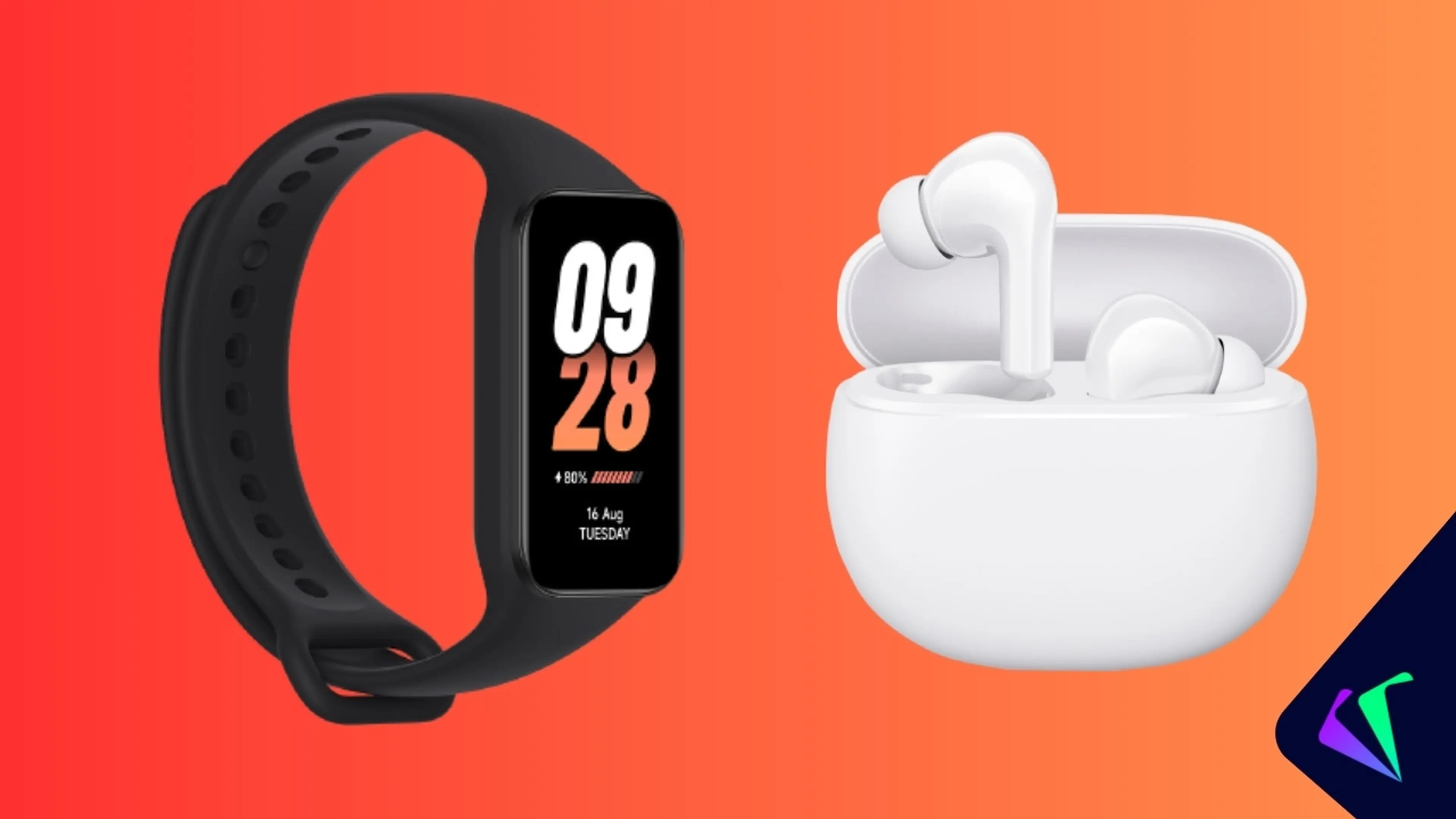 Xiaomi Smart Band 8 Active + Redmi Buds 4 Active