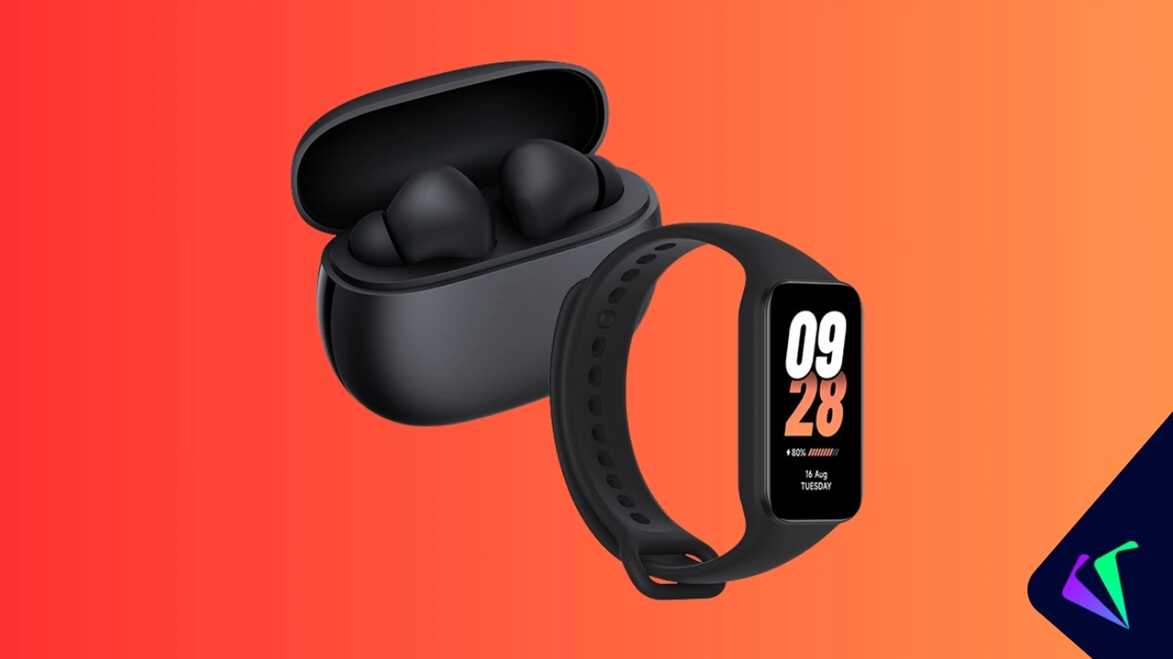 Xiaomi Smart Band 8 Active + Redmi Buds 4 Active por menos de 27 euros